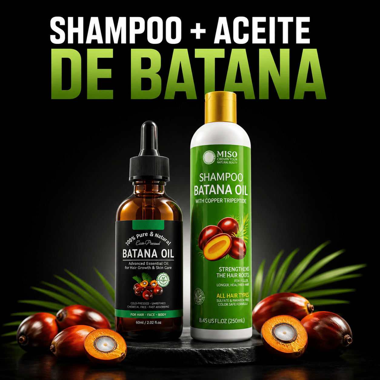 BATANA SHAMPOO + ACEITE BATANA KIT - DREF
