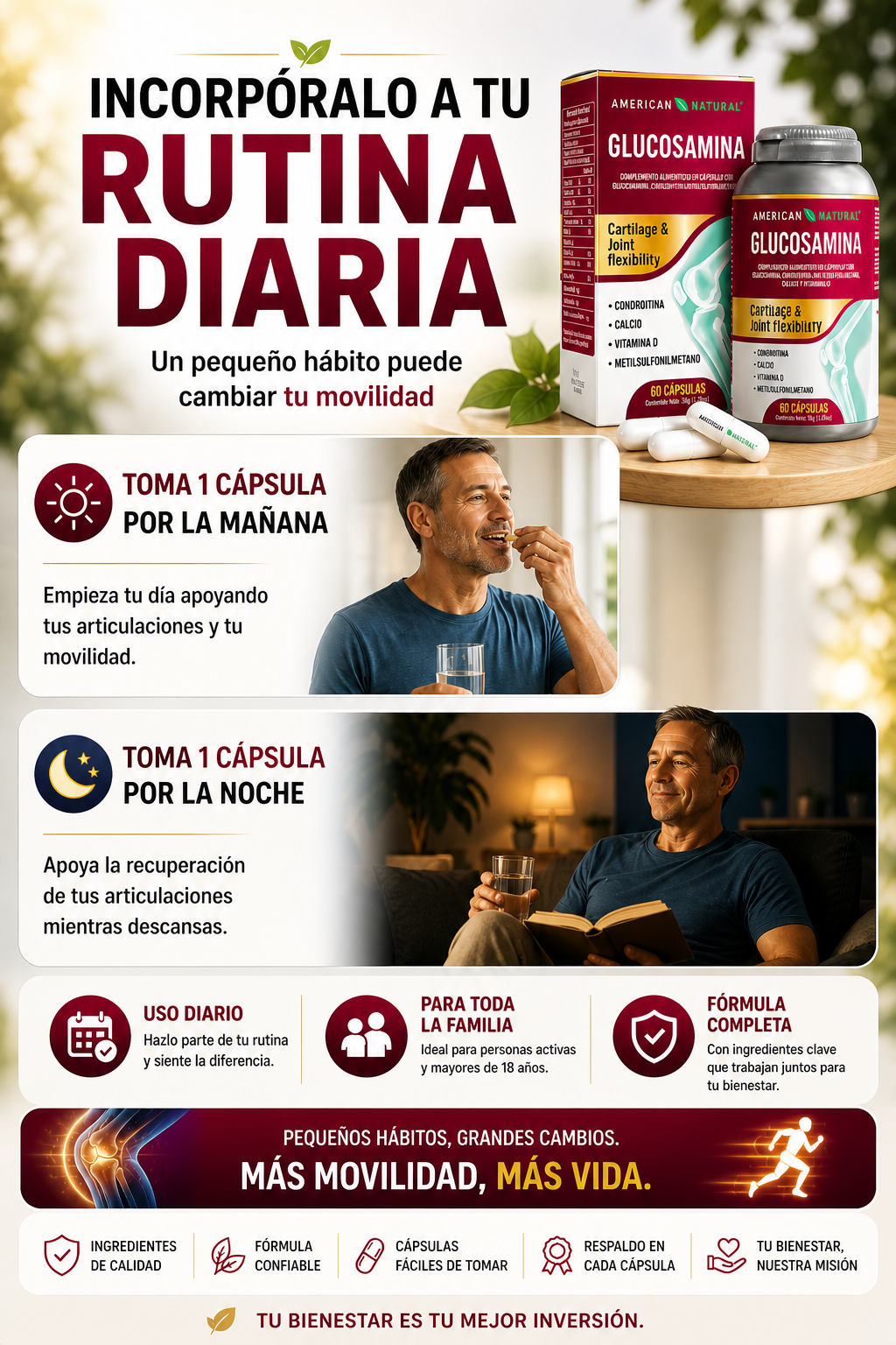GLUCOSAMINA- APOYO PARA TUS ARTICULACIONES